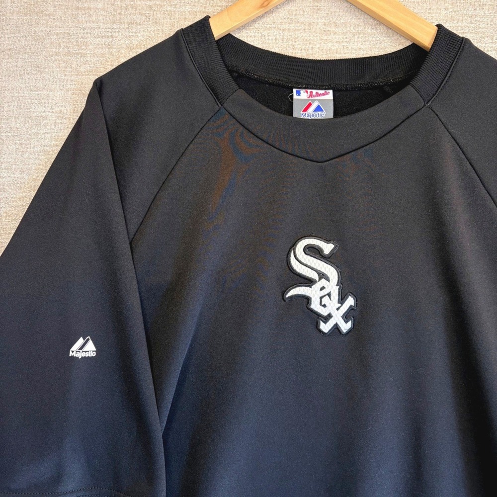 Vintage Chicago White Sox Authentic Majestic Short Sleeve Pullover Jersey 2XL